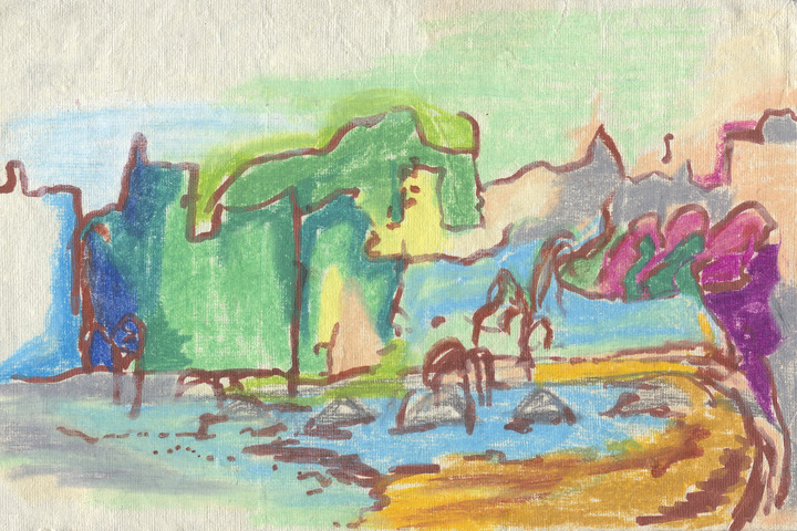 Abstract Beach by Heidi Day Wenzel